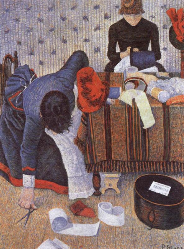 Paul Signac Two Milliners Rue du Caire China oil painting art